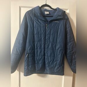 Columbia blue Hooded kids Jacket. XL